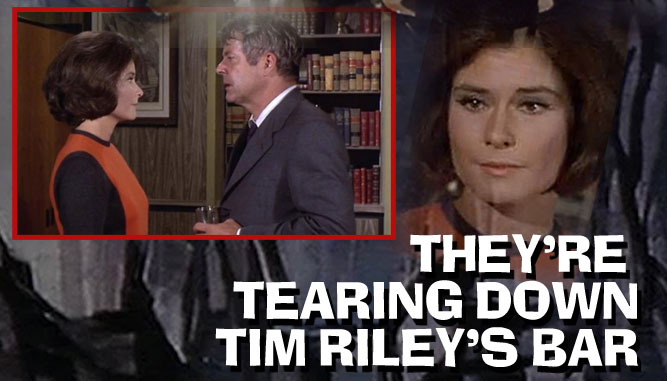 they're tearing down tim riley's bar