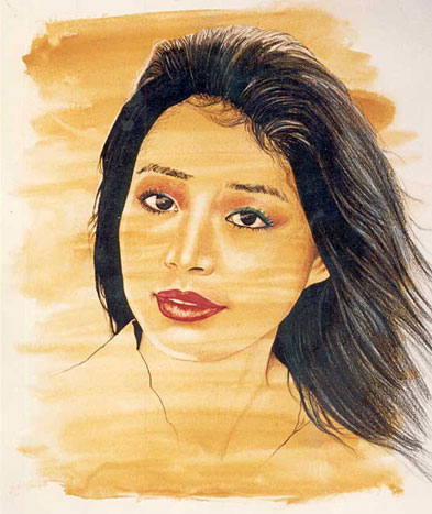 portrait of a korean girl